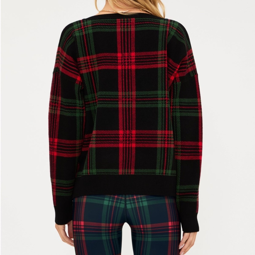 Beach Riot-Joey Sweater - Ribbon Plaid - Picture 2 of 3